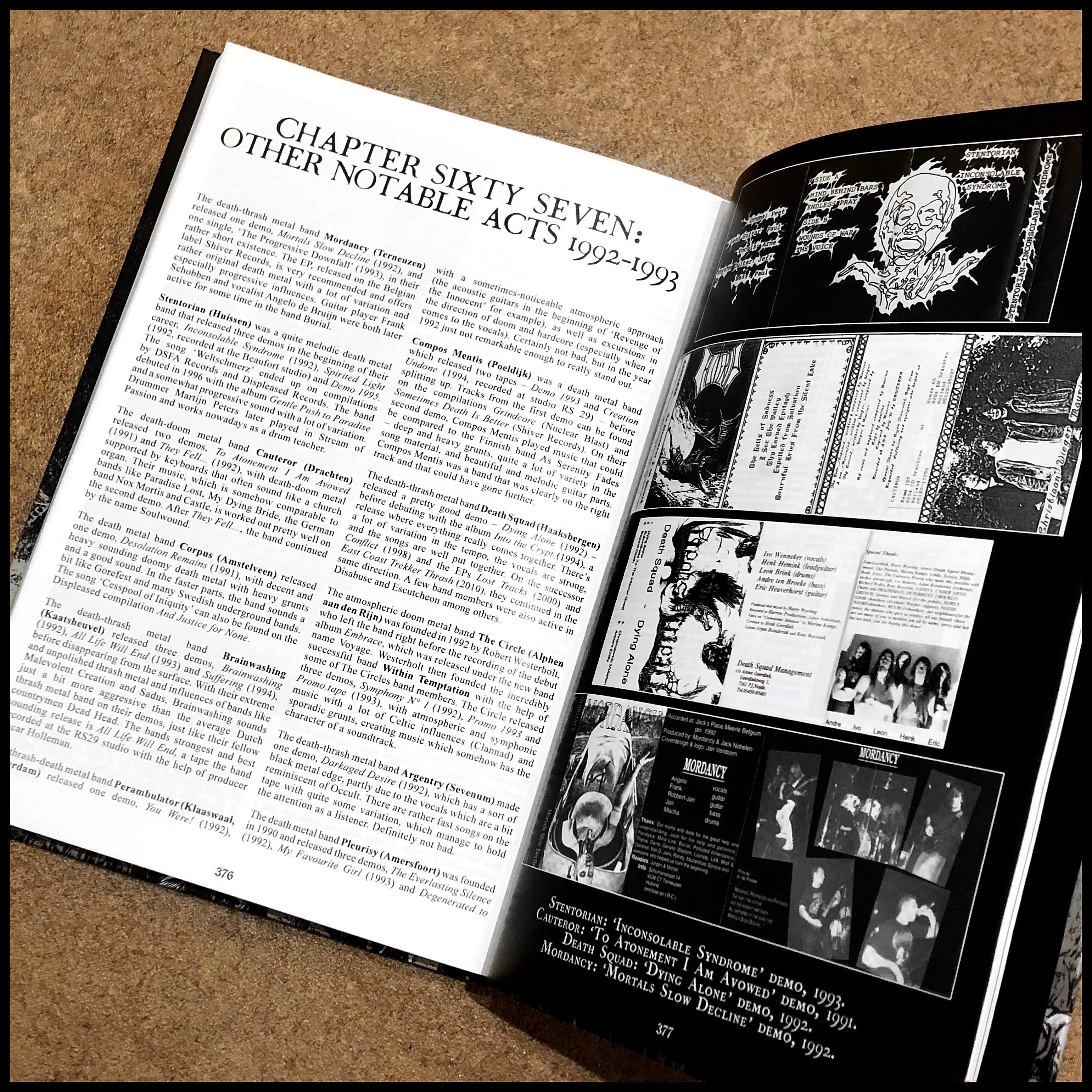STREAMS OF ANCIENT WISDOM: THE HISTORY OF DUTCH DEATH & EXTREME METAL hardback book