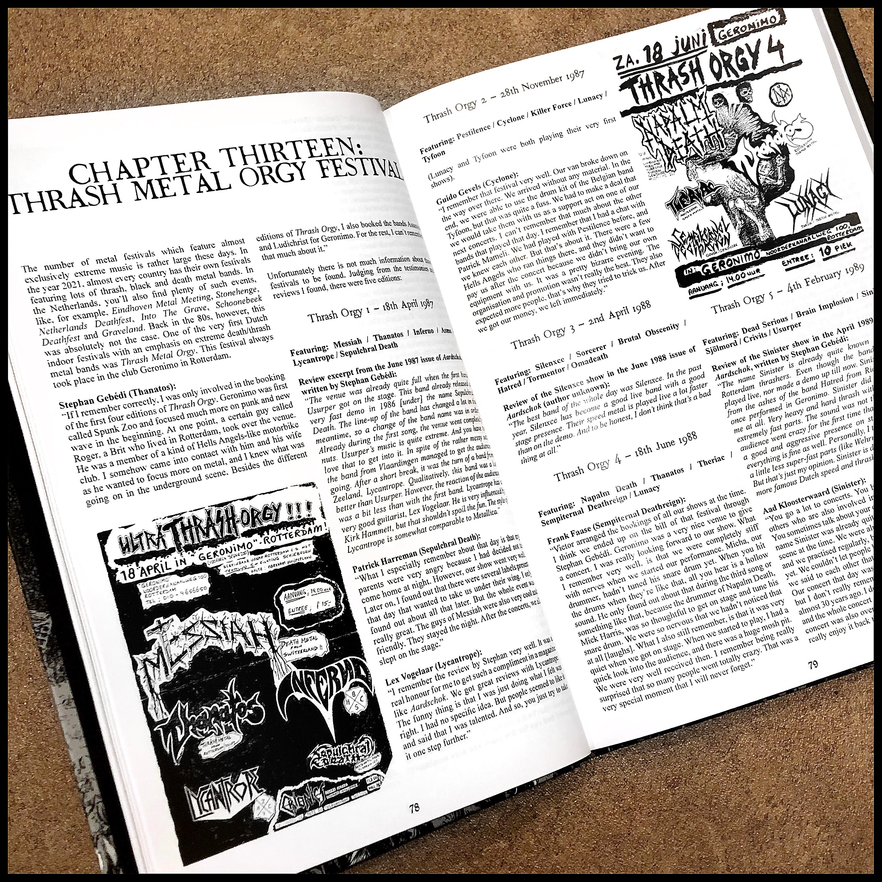 STREAMS OF ANCIENT WISDOM: THE HISTORY OF DUTCH DEATH & EXTREME METAL hardback book