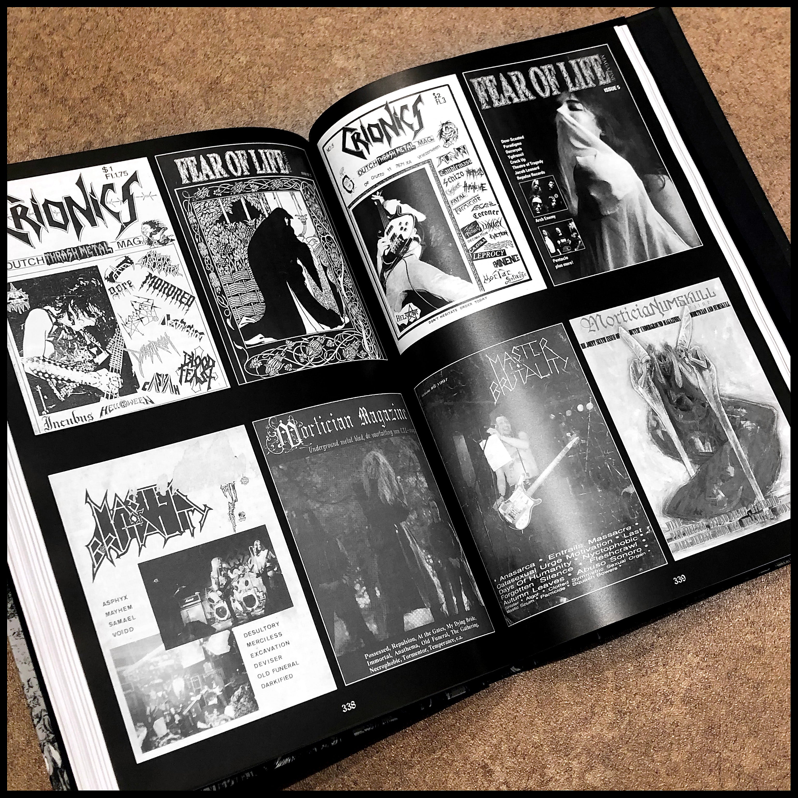 STREAMS OF ANCIENT WISDOM: THE HISTORY OF DUTCH DEATH & EXTREME METAL hardback book