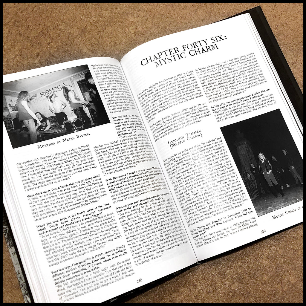 STREAMS OF ANCIENT WISDOM: THE HISTORY OF DUTCH DEATH & EXTREME METAL hardback book