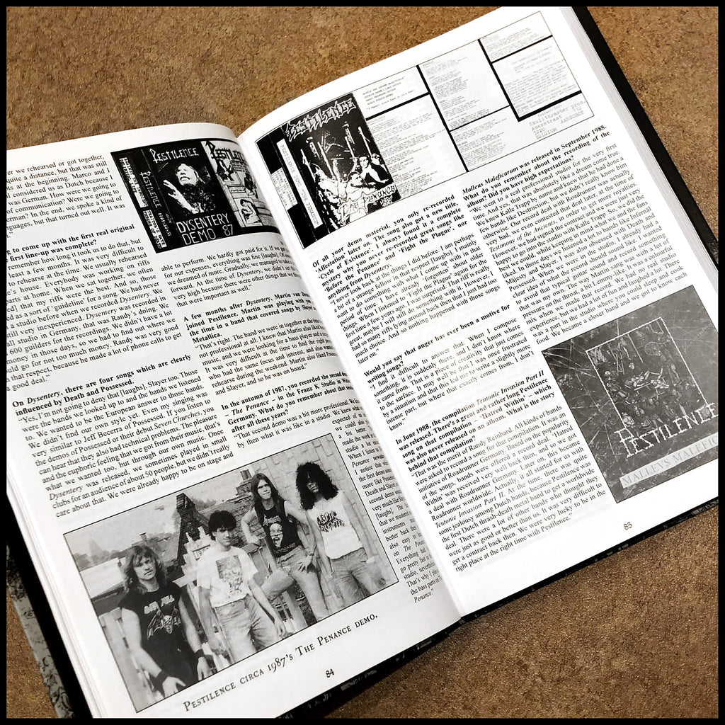STREAMS OF ANCIENT WISDOM: THE HISTORY OF DUTCH DEATH & EXTREME METAL hardback book