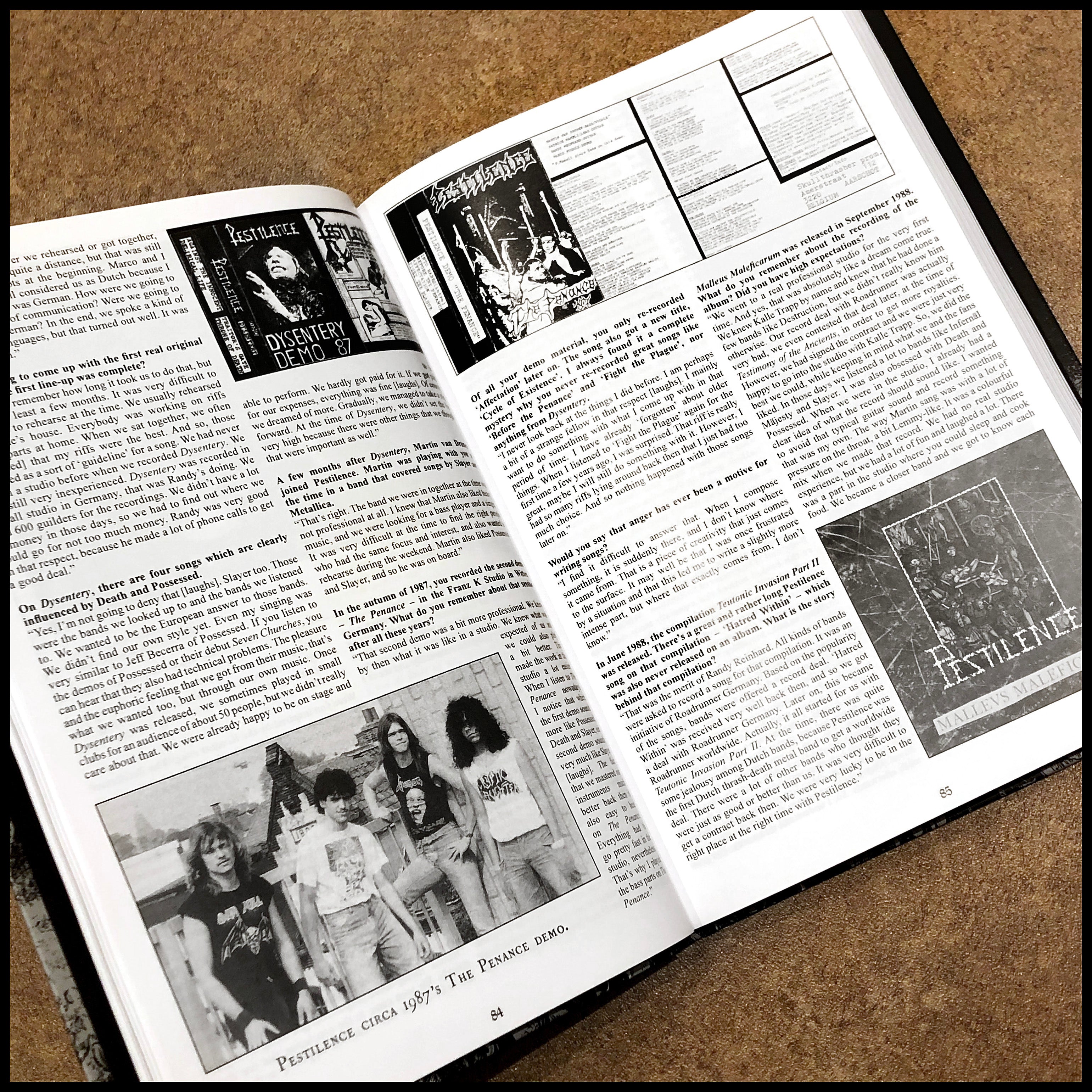 STREAMS OF ANCIENT WISDOM: THE HISTORY OF DUTCH DEATH & EXTREME METAL hardback book