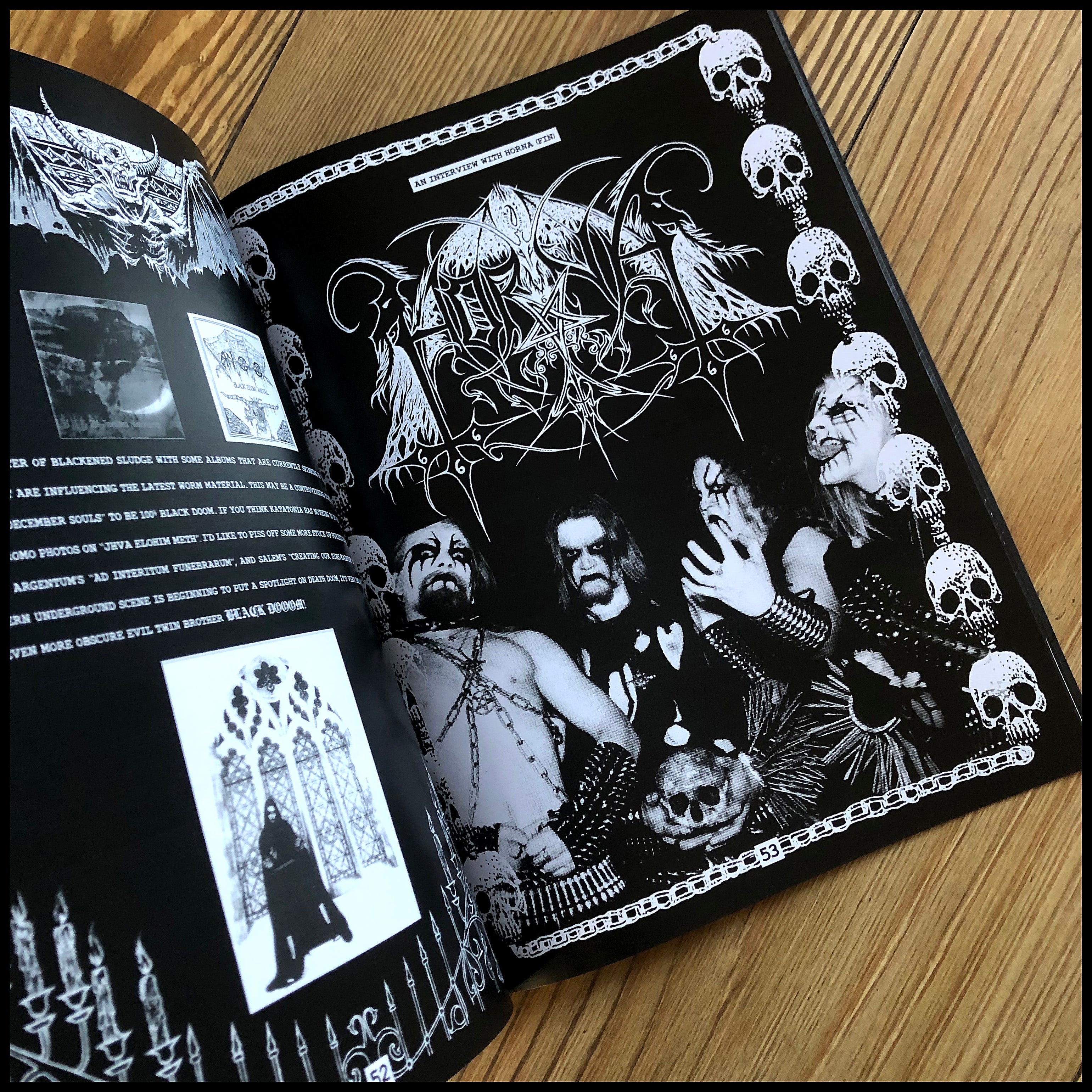 MOVING SALE: ARCANE ARCHIVIST fanzine issue 5 (cult old school black metal zine feat Trelldom, Horna, Watain, Djevel etc)