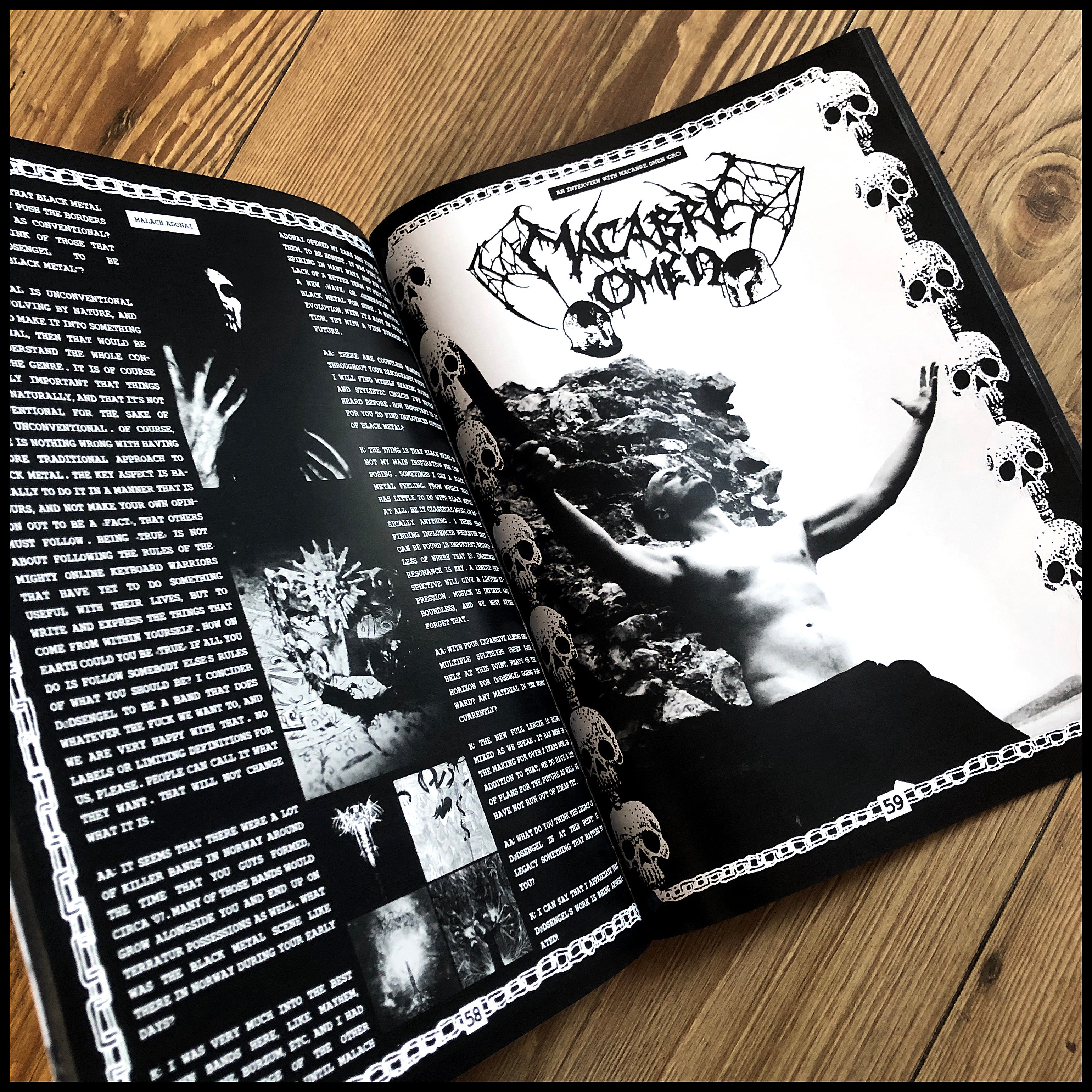 MOVING SALE: ARCANE ARCHIVIST fanzine issue 5 (cult old school black metal zine feat Trelldom, Horna, Watain, Djevel etc)