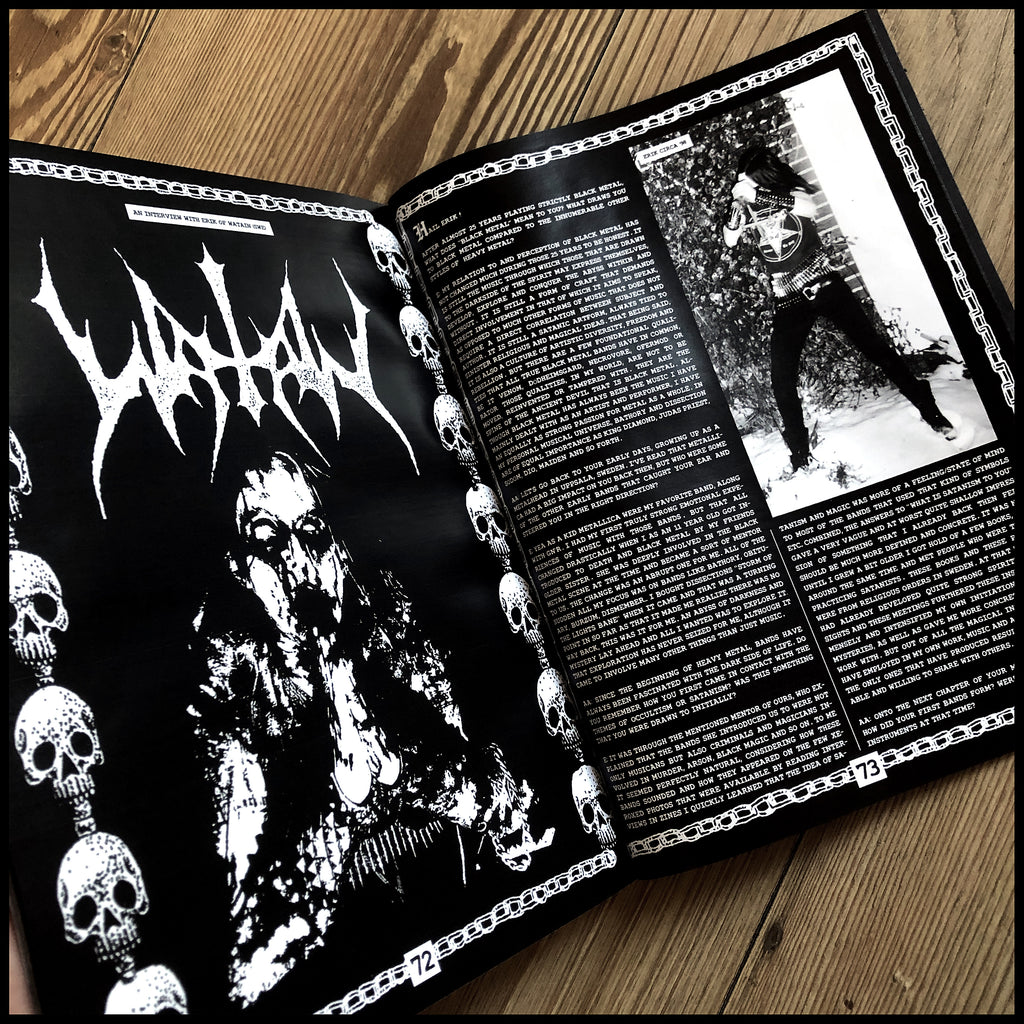 MOVING SALE: ARCANE ARCHIVIST fanzine issue 5 (cult old school black metal zine feat Trelldom, Horna, Watain, Djevel etc)