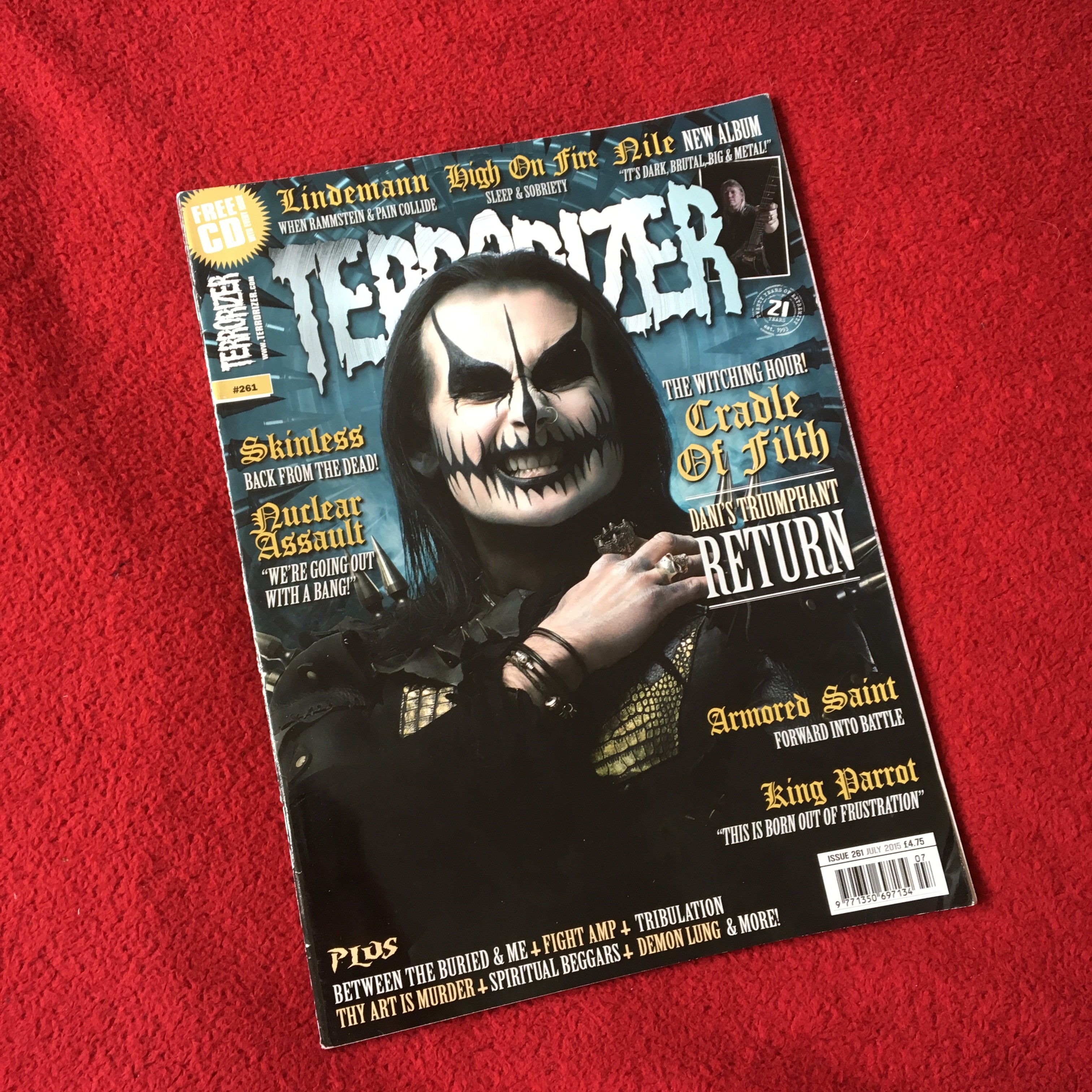 MOVING SALE: TERRORIZER magazine £1 per copy!   (201-final issue)