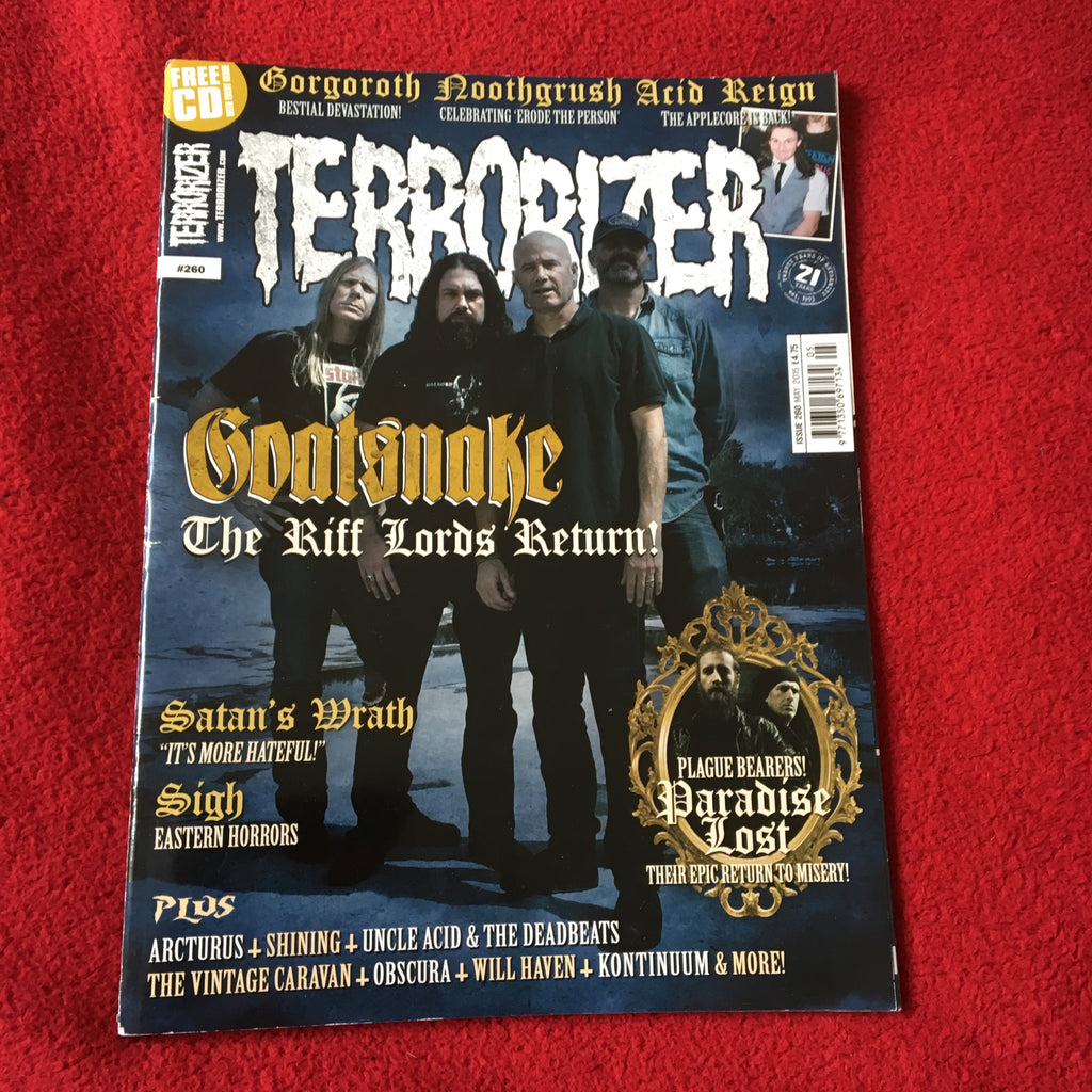 MOVING SALE: TERRORIZER magazine £1 per copy!   (201-final issue)