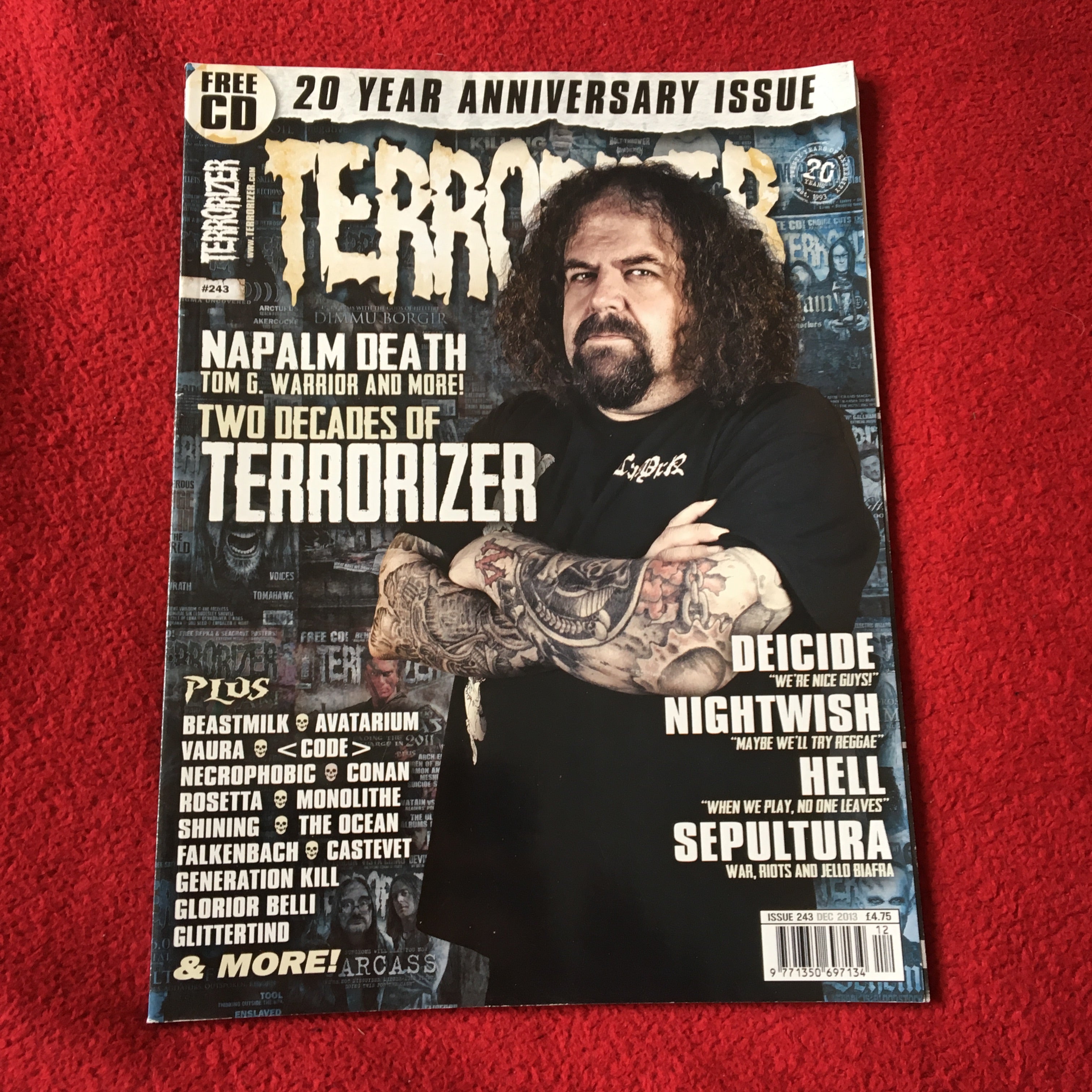 MOVING SALE: TERRORIZER magazine £1 per copy!   (201-final issue)