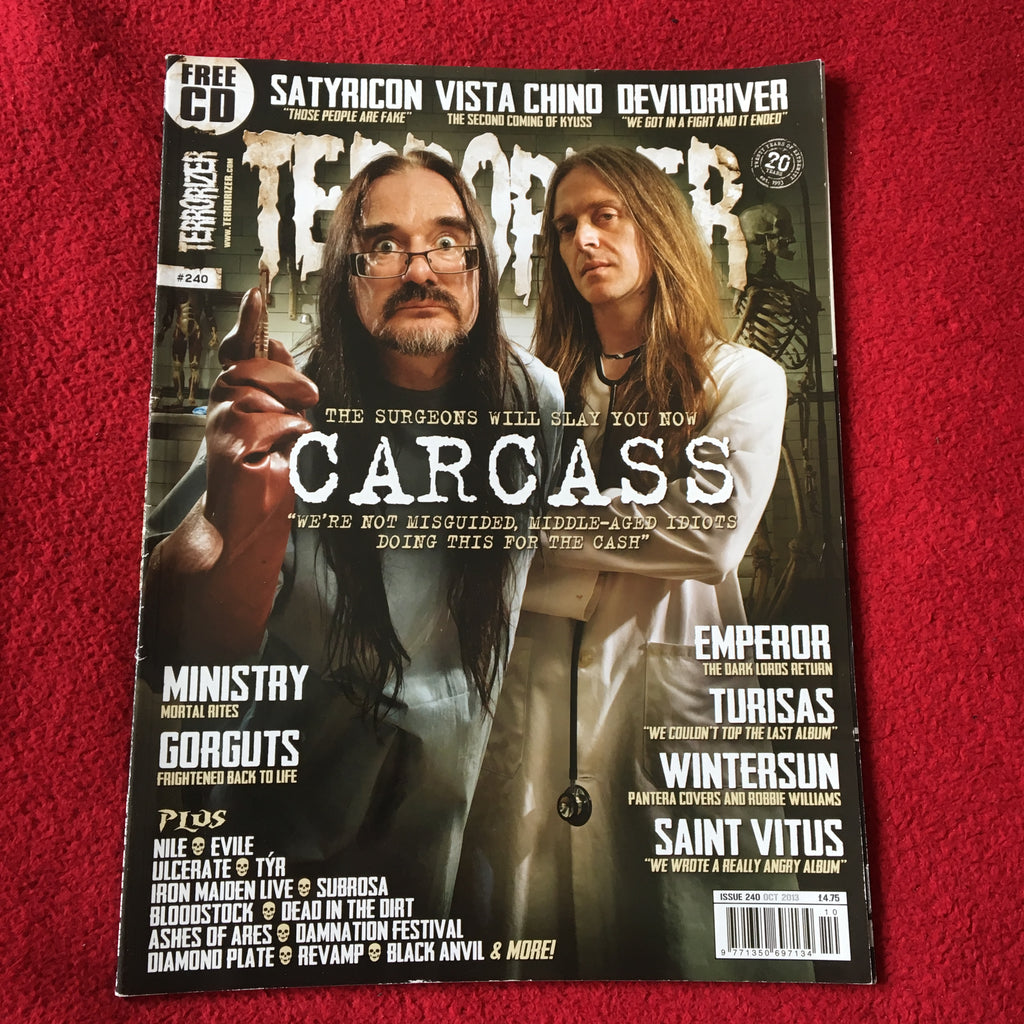 MOVING SALE: TERRORIZER magazine £1 per copy!   (201-final issue)