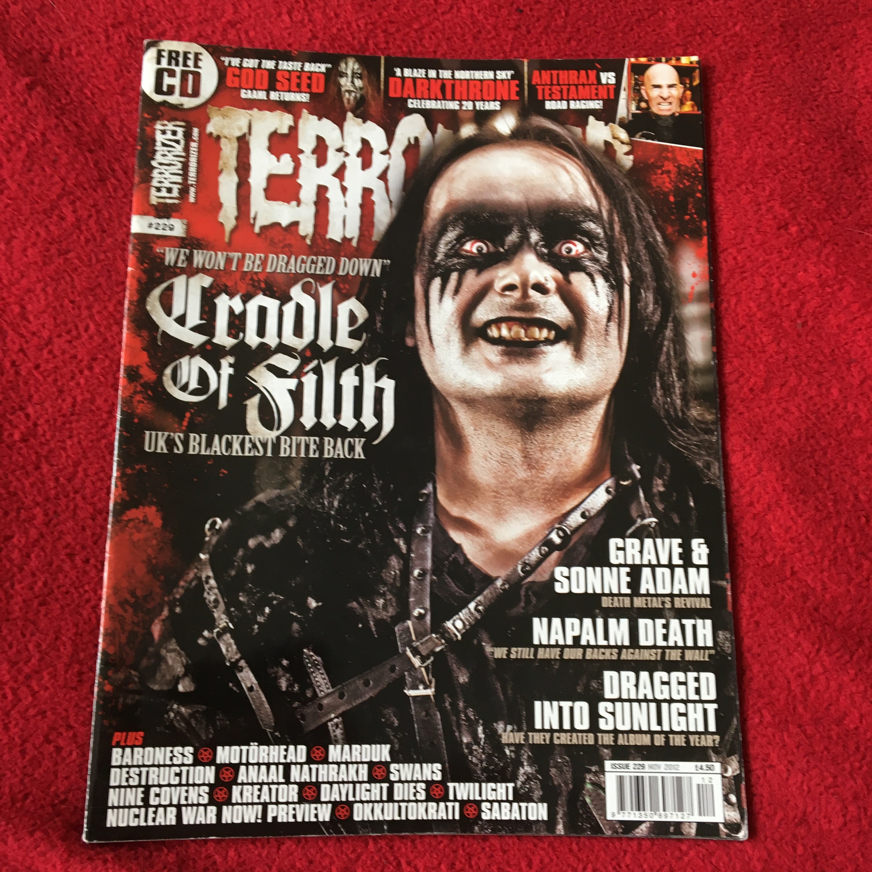 MOVING SALE: TERRORIZER magazine £1 per copy!   (201-final issue)