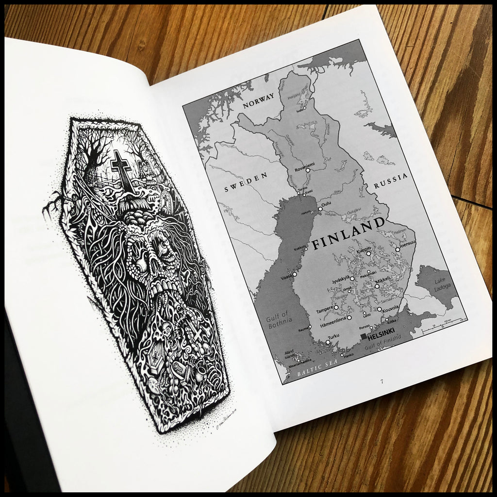 ROTTING WAYS TO MISERY: THE HISTORY OF FINNISH DEATH METAL hardback book