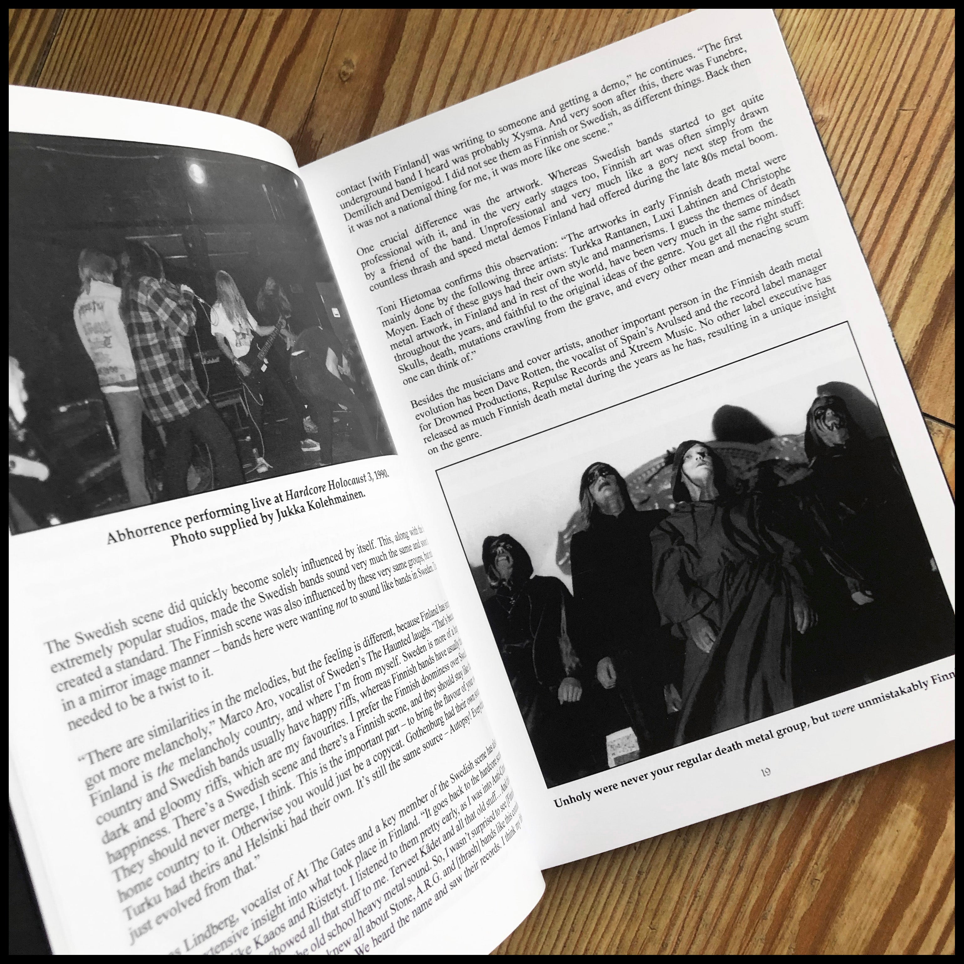 ROTTING WAYS TO MISERY: THE HISTORY OF FINNISH DEATH METAL hardback book
