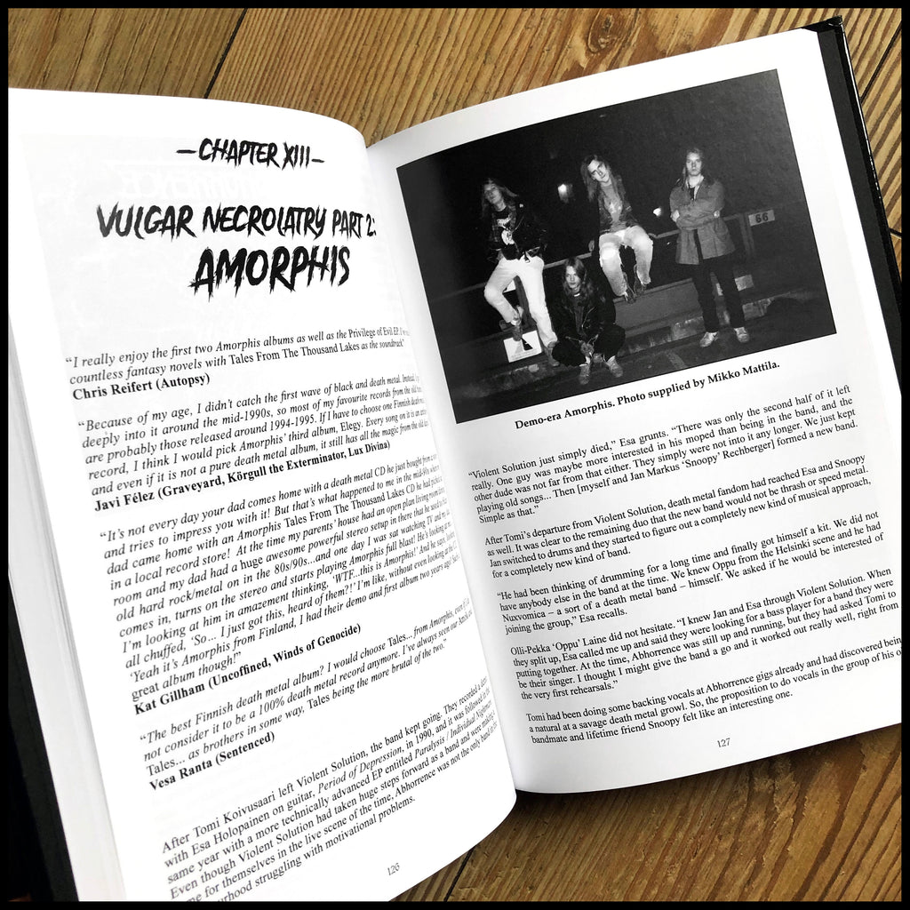 ROTTING WAYS TO MISERY: THE HISTORY OF FINNISH DEATH METAL hardback book