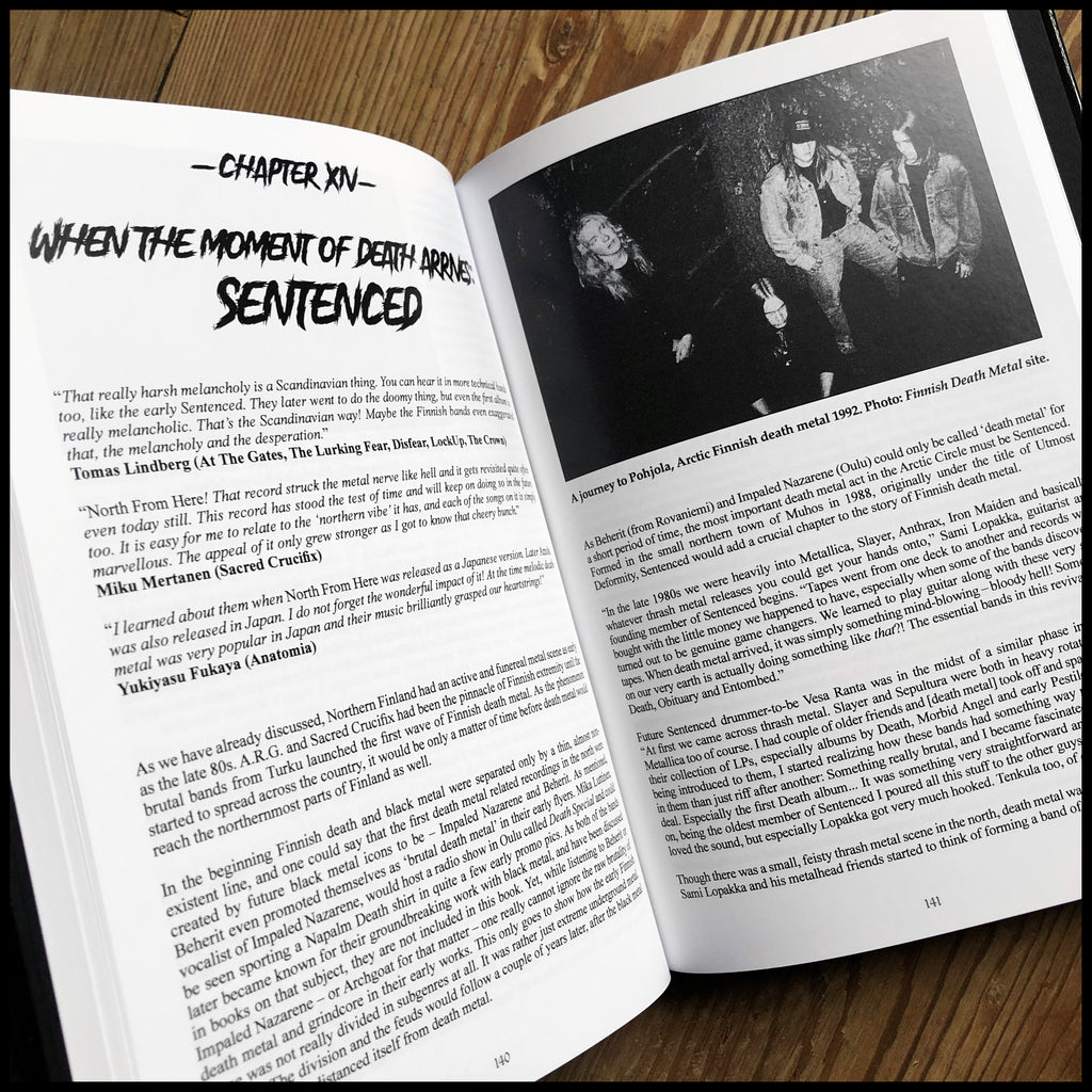 ROTTING WAYS TO MISERY: THE HISTORY OF FINNISH DEATH METAL hardback book