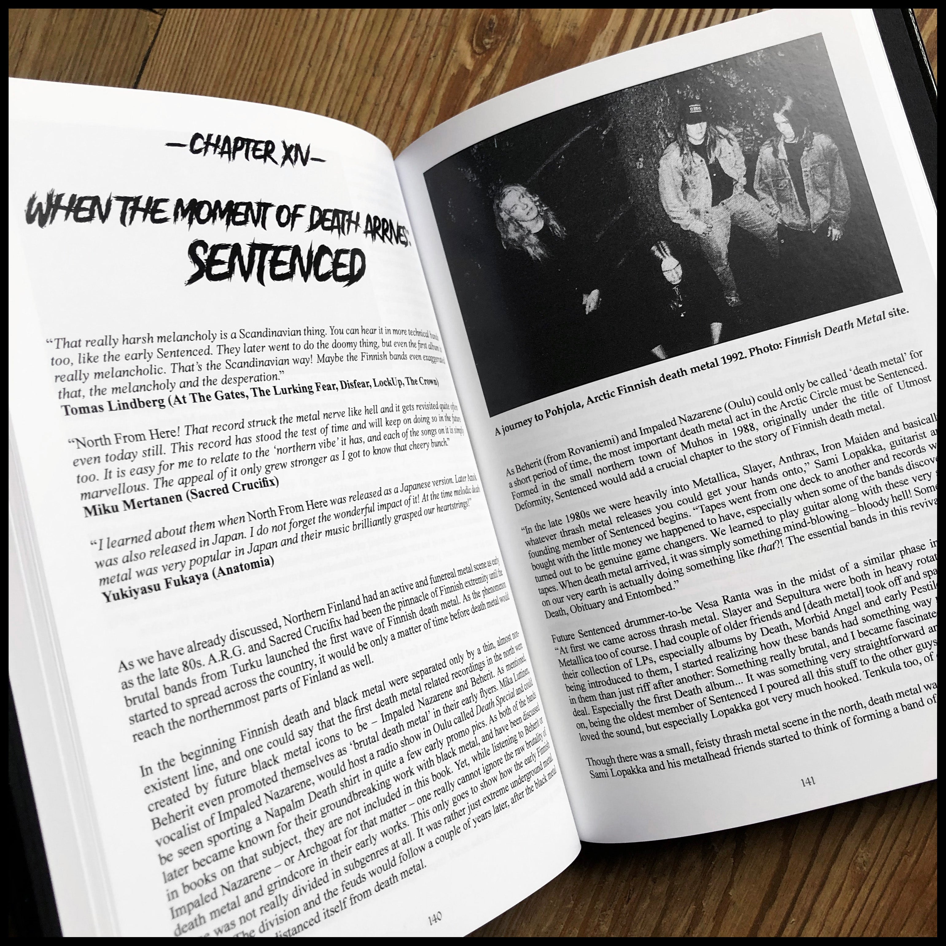 ROTTING WAYS TO MISERY: THE HISTORY OF FINNISH DEATH METAL hardback book