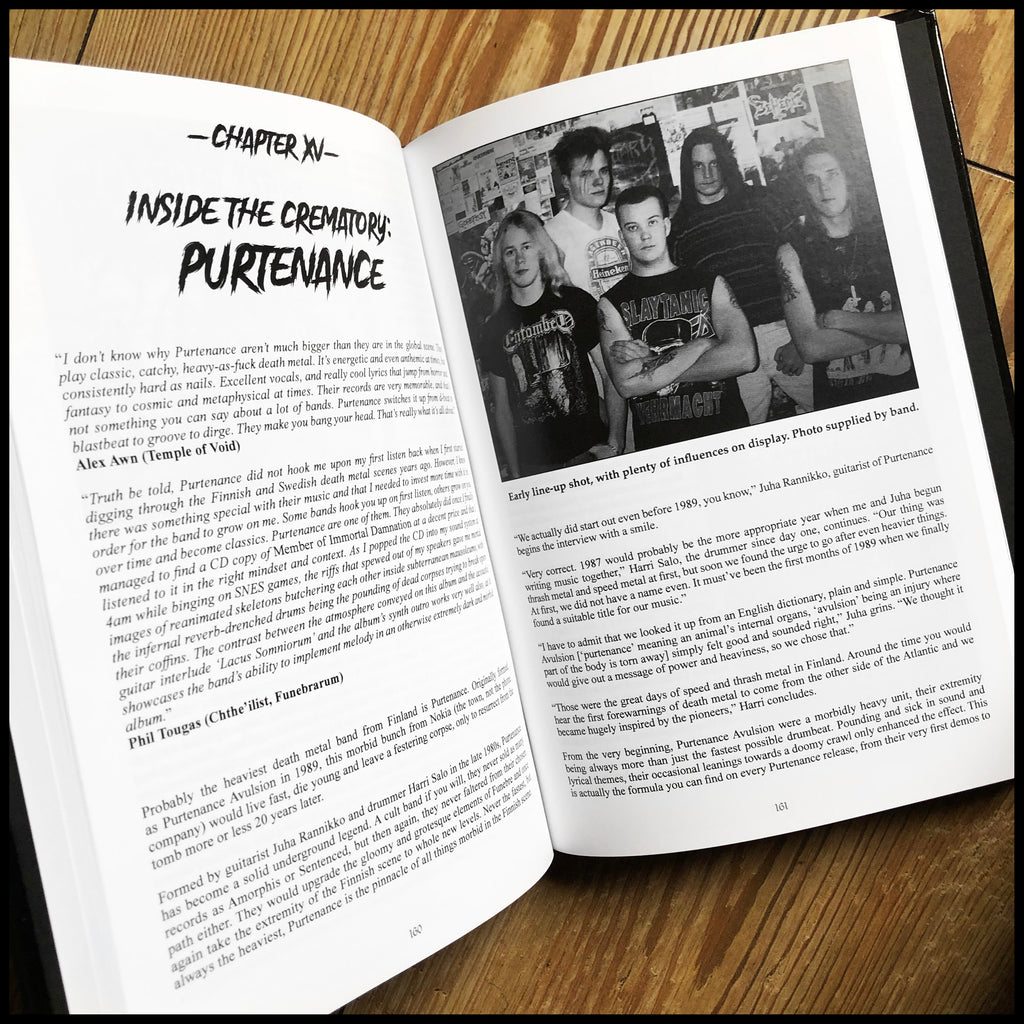 ROTTING WAYS TO MISERY: THE HISTORY OF FINNISH DEATH METAL hardback book