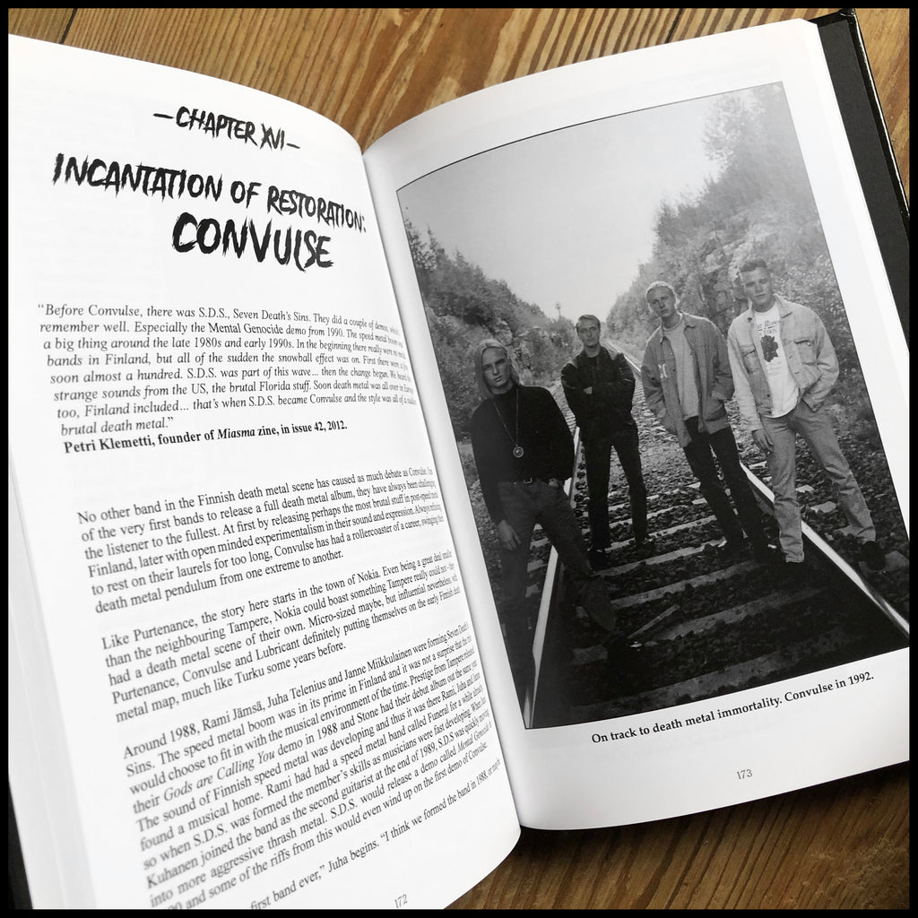 ROTTING WAYS TO MISERY: THE HISTORY OF FINNISH DEATH METAL hardback book