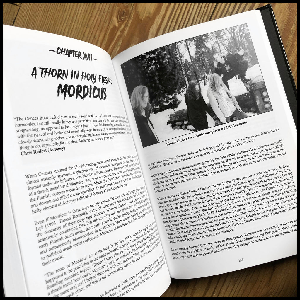 ROTTING WAYS TO MISERY: THE HISTORY OF FINNISH DEATH METAL hardback book