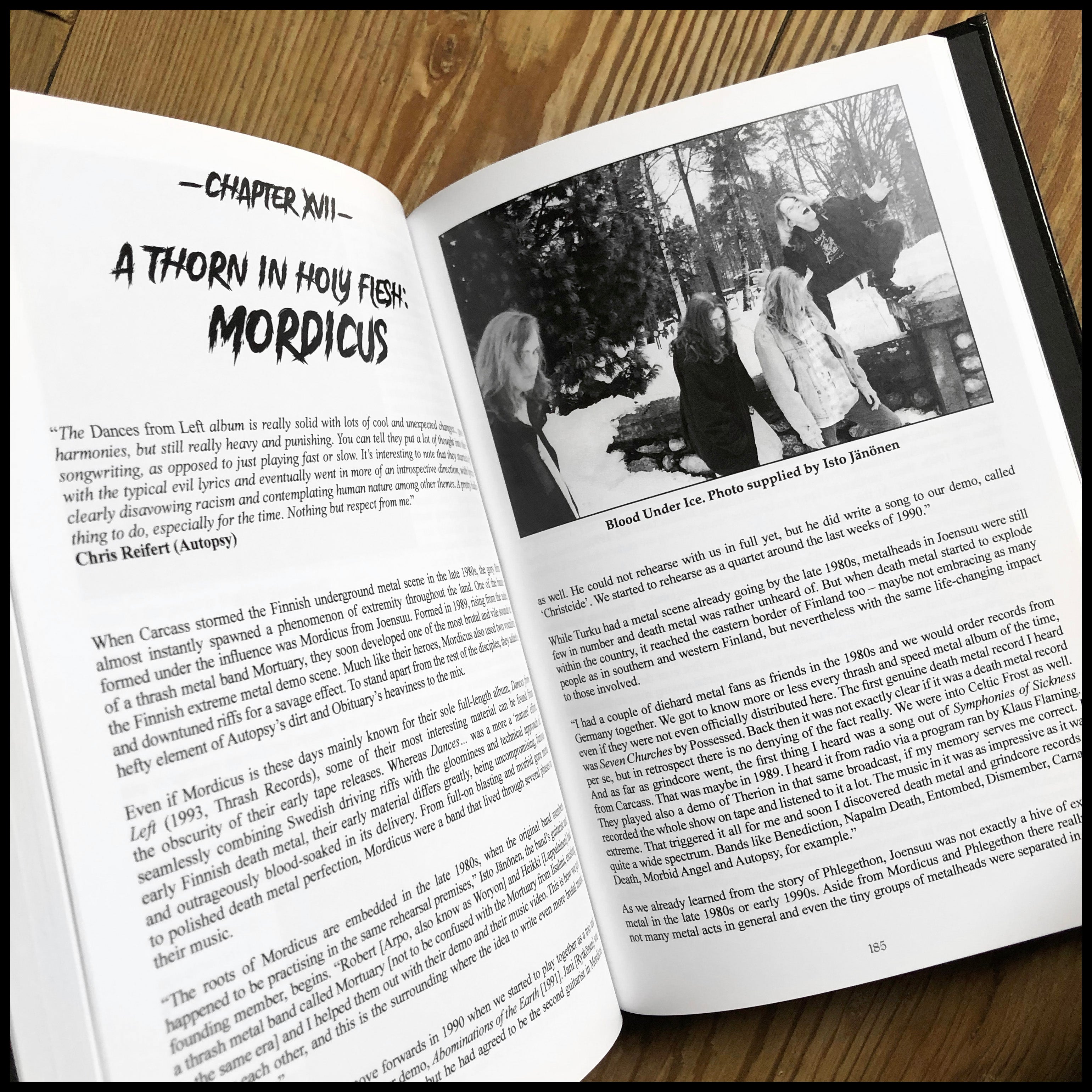 ROTTING WAYS TO MISERY: THE HISTORY OF FINNISH DEATH METAL hardback book