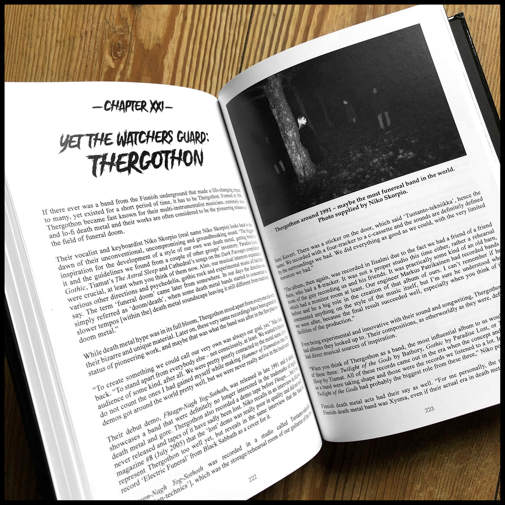 ROTTING WAYS TO MISERY: THE HISTORY OF FINNISH DEATH METAL hardback book