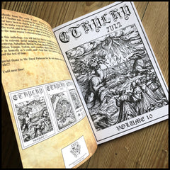 Sale: CTHULHU ZINE collection 4 (Issues 10, 11 & 12)  [black, death, grind, war metal, underground fanzine]