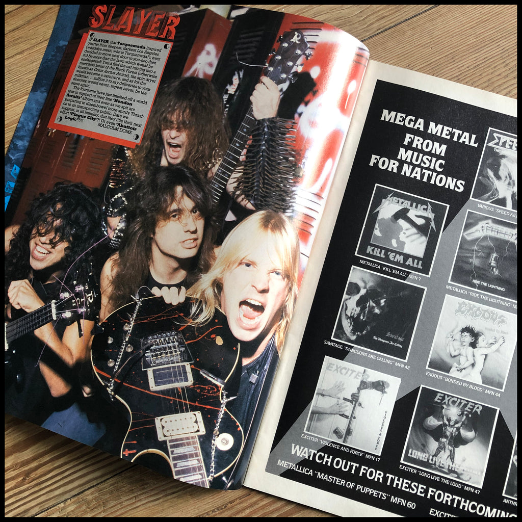 MEGA METAL - 1980s mag focussing on thrash & death metal (multiple issues, new stock!)