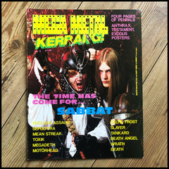 MEGA METAL - 1980s mag focussing on thrash & death metal (multiple issues)