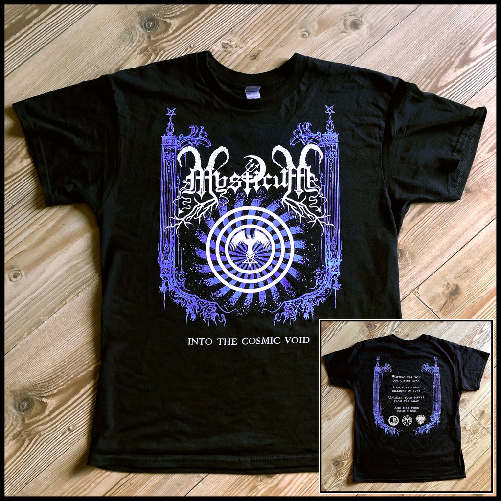 MYSTICUM: official INTO THE COSMIC VOID shirt (mens shirts or girlies available)