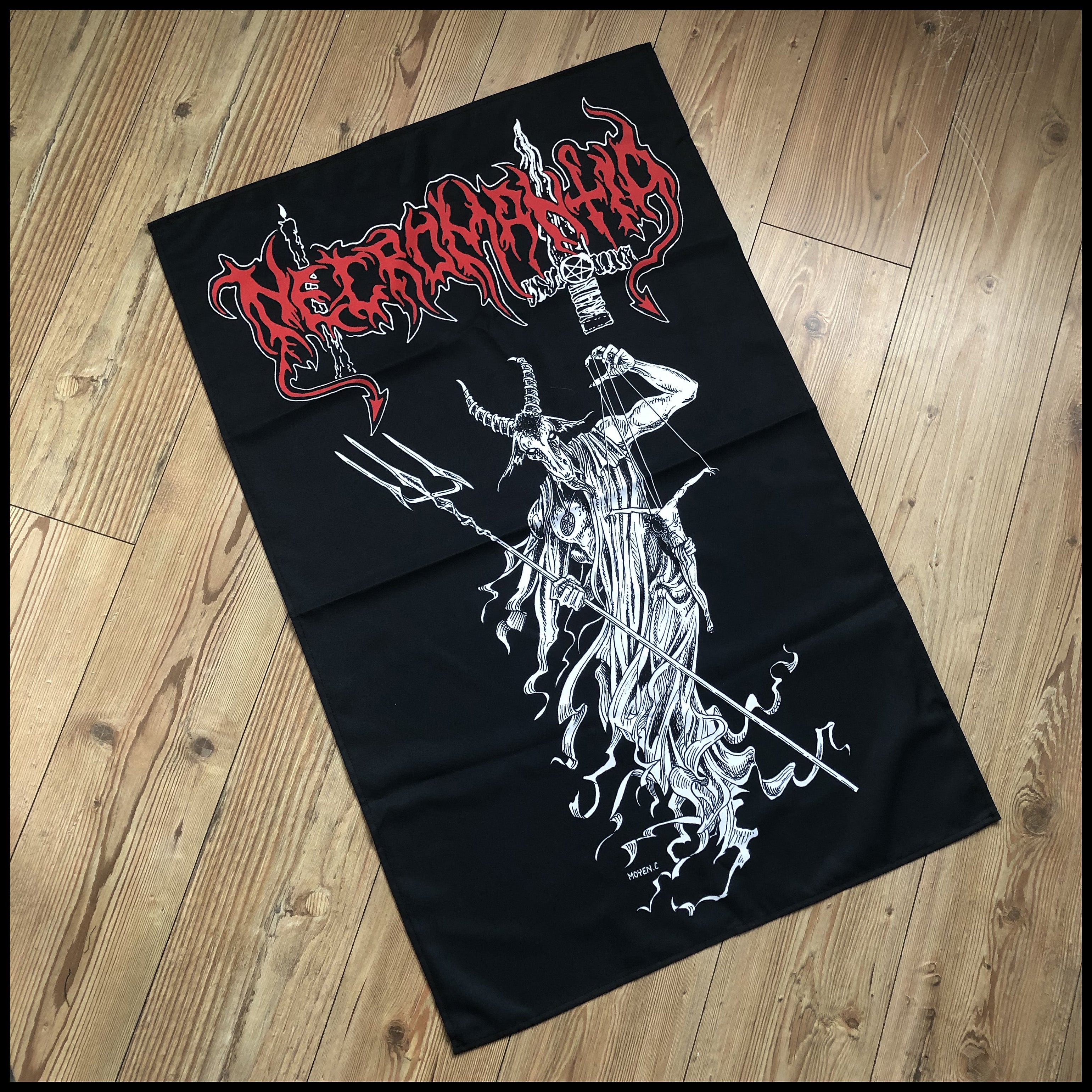 NECROMANTIA: official large flag / textile poster