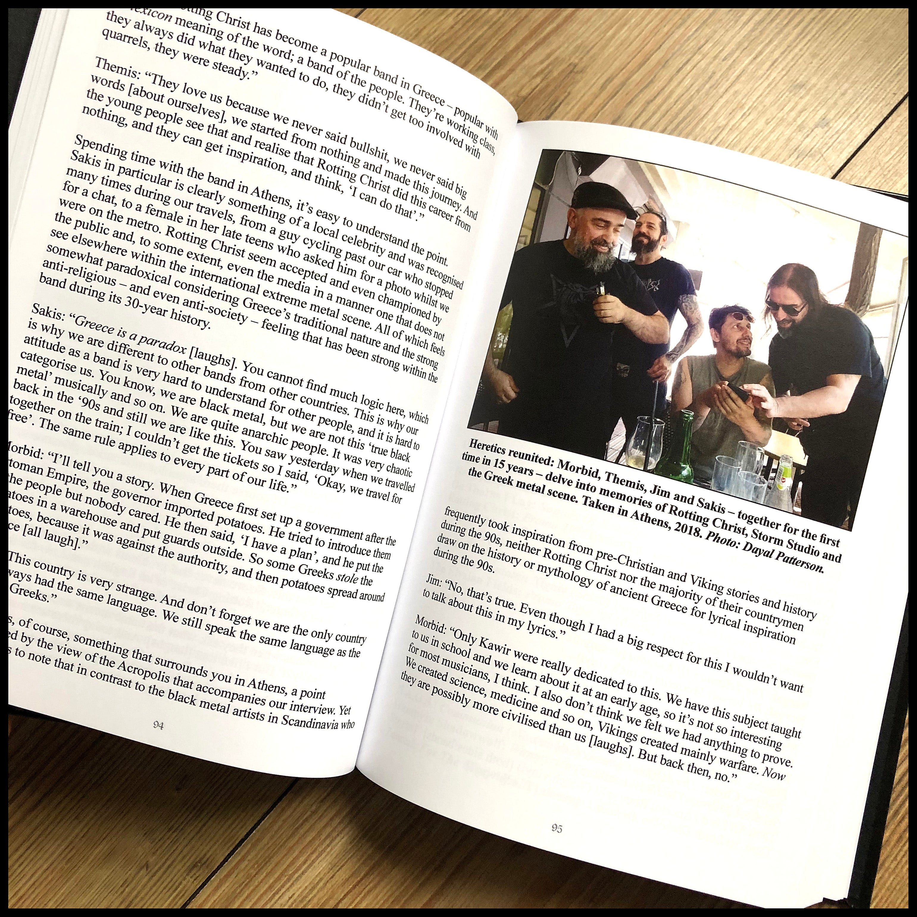 NON SERVIAM: THE STORY OF ROTTING CHRIST colour hardback