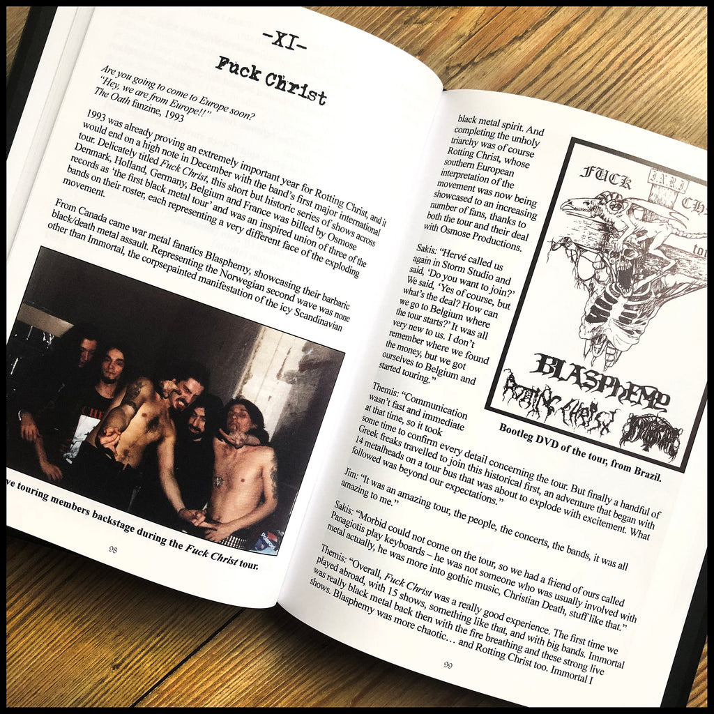 NON SERVIAM: THE STORY OF ROTTING CHRIST colour hardback