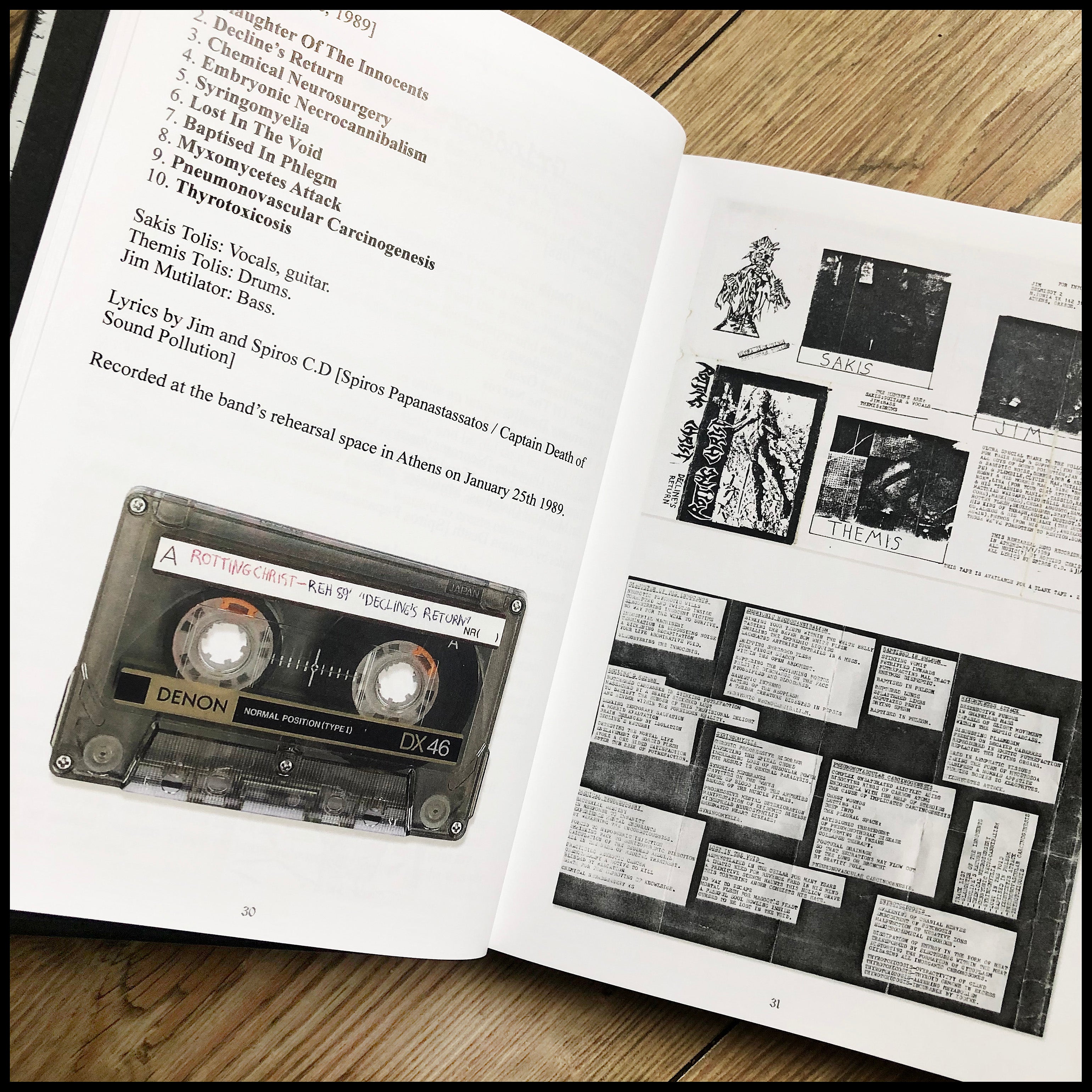 NON SERVIAM: THE STORY OF ROTTING CHRIST colour hardback