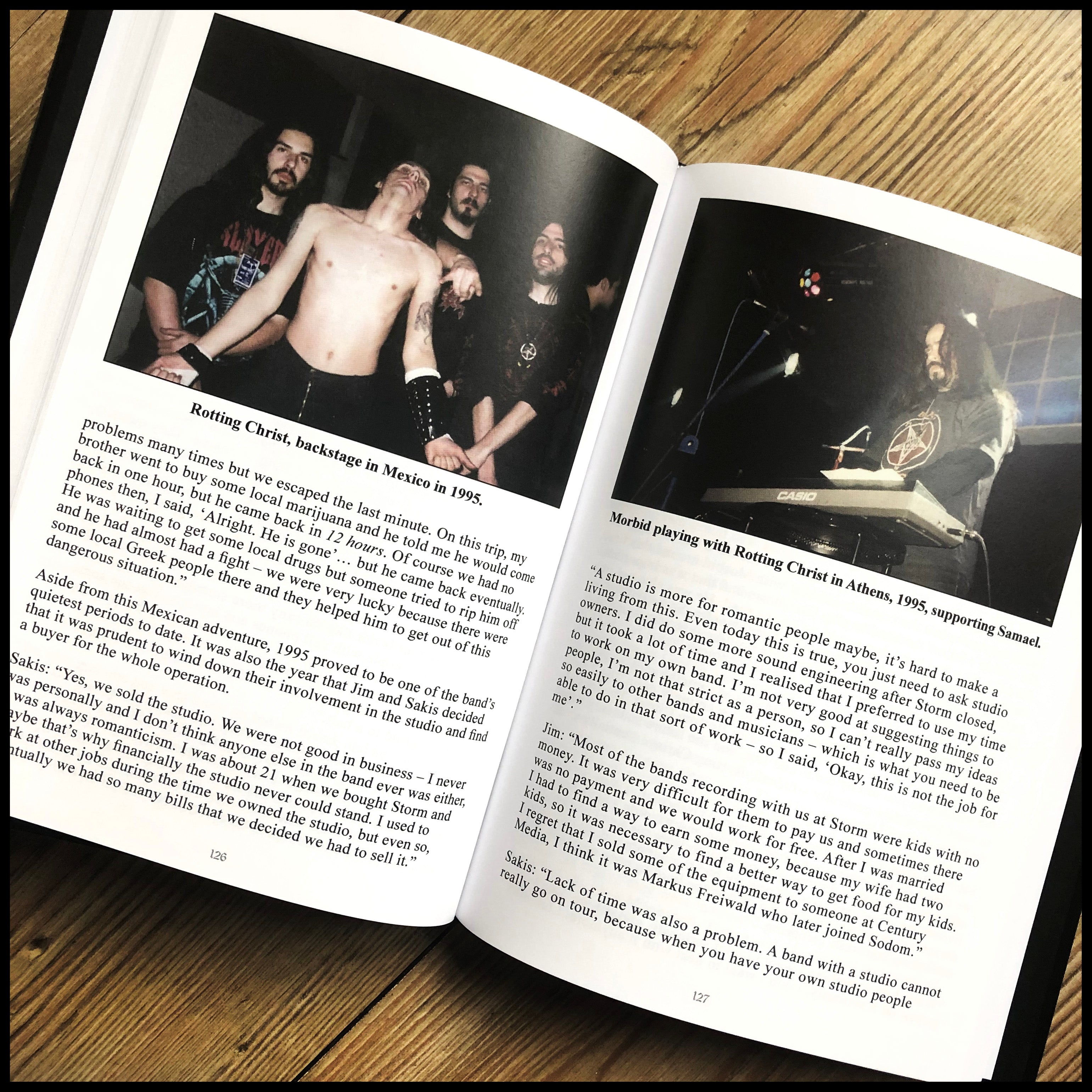 NON SERVIAM: THE STORY OF ROTTING CHRIST colour hardback