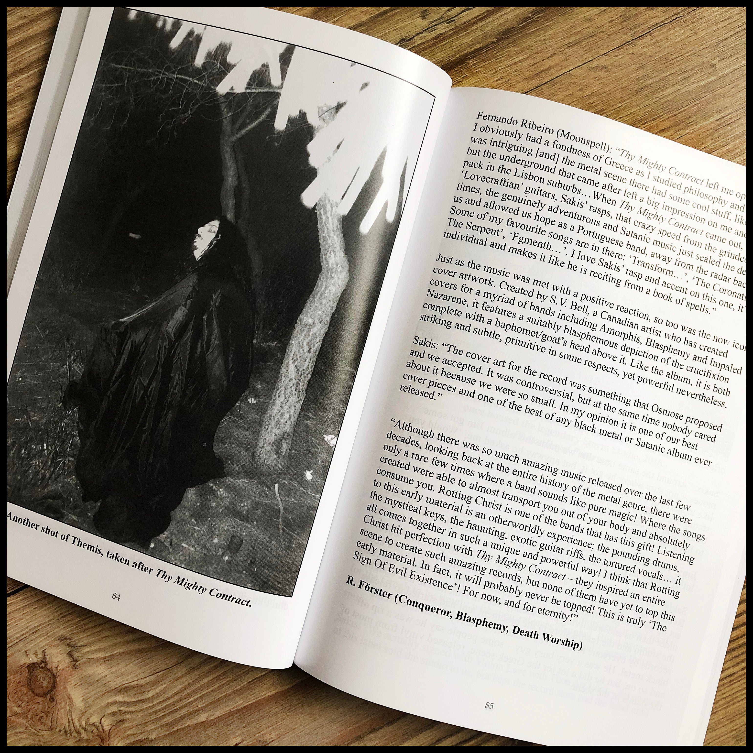 MOVING SALE: NON SERVIAM: THE STORY OF ROTTING CHRIST paperback (ex-display)