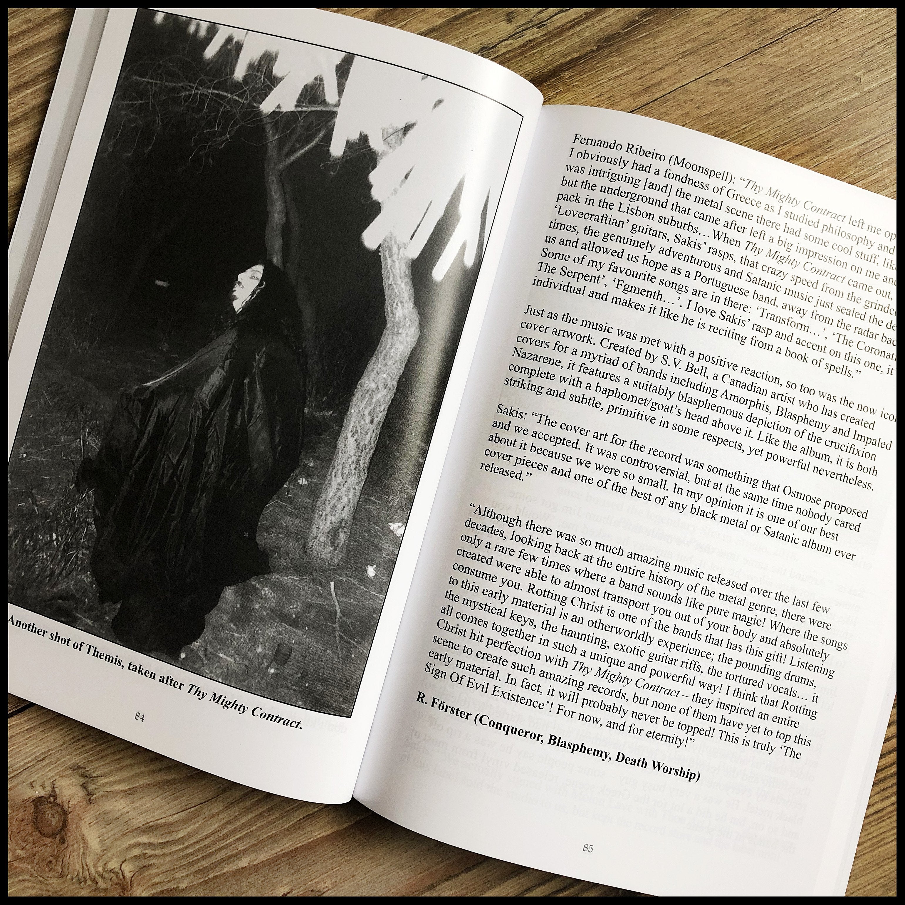 NON SERVIAM: THE STORY OF ROTTING CHRIST colour hardback