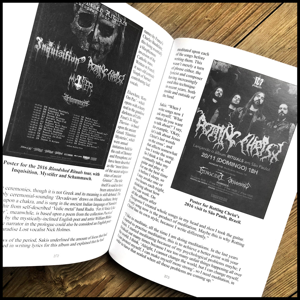 MOVING SALE: NON SERVIAM: THE STORY OF ROTTING CHRIST paperback (ex-display)