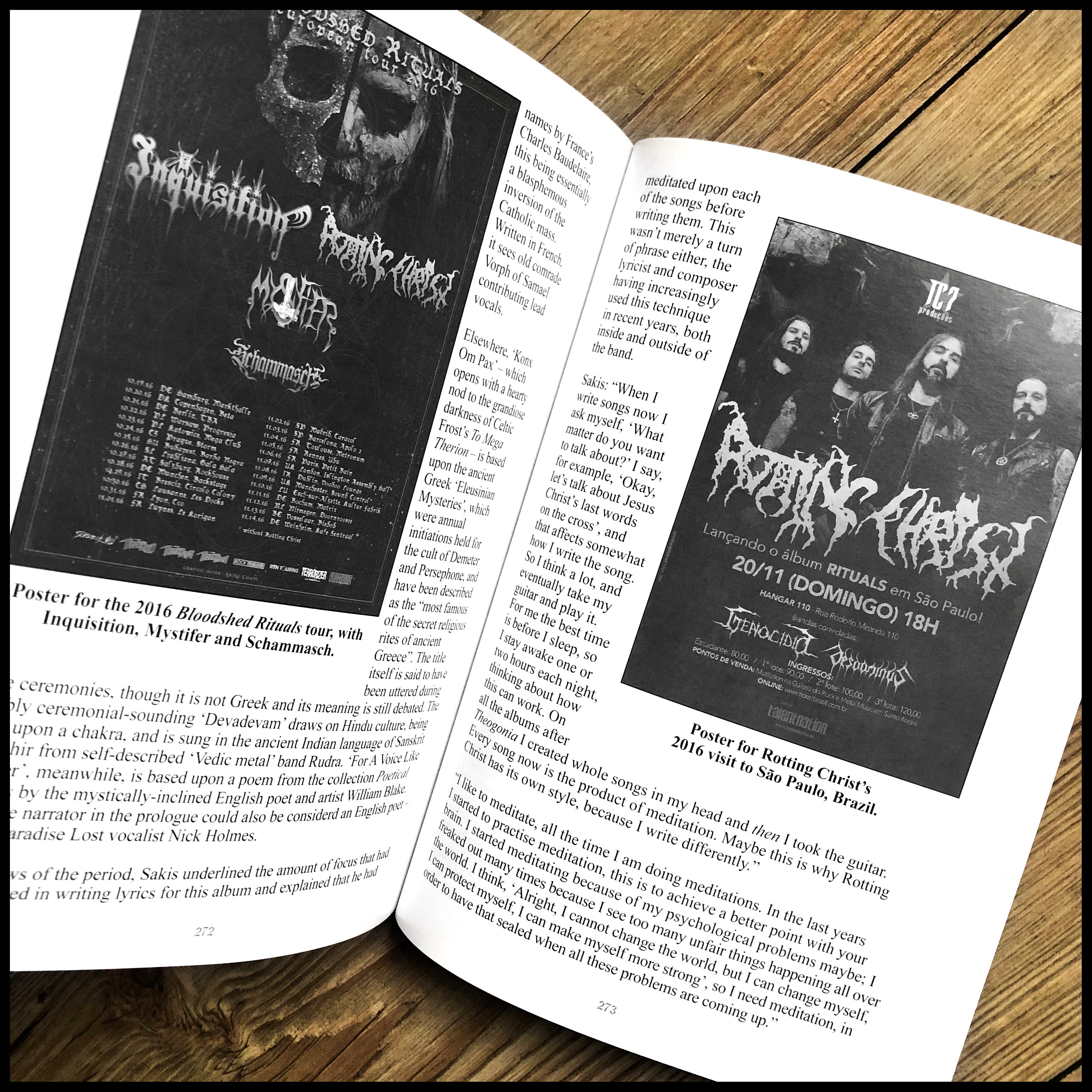 MOVING SALE: NON SERVIAM: THE STORY OF ROTTING CHRIST paperback (ex-display)