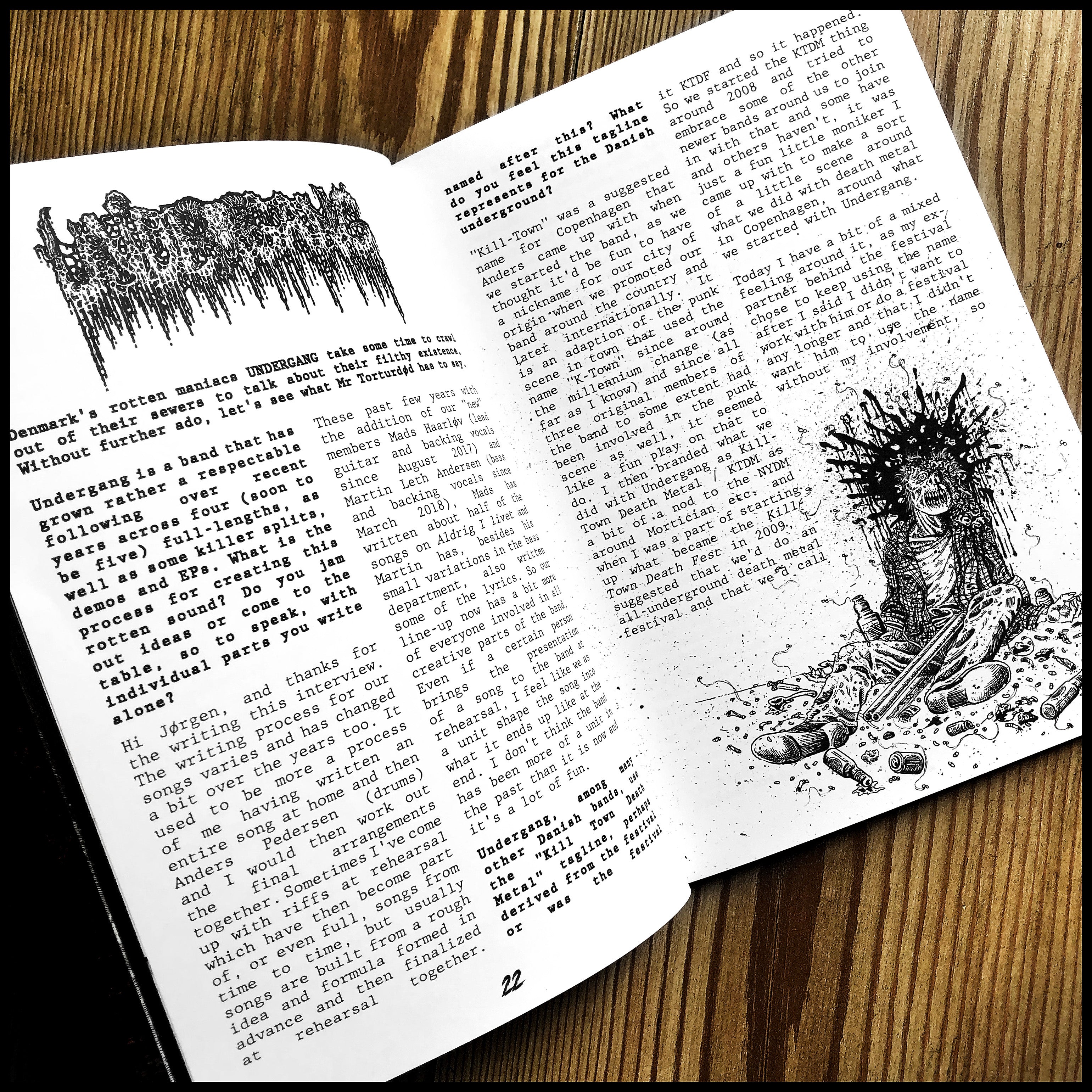 Sale: SHRIEKS FROM THE ABYSS Collection: Issues 1, 2 & 3 fanzine book *with misprint*