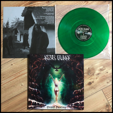 SEAR BLISS: Grand Destiny LP (green vinyl, printed inner sleeve, Hungary's celebrated atmospheric black metal band)