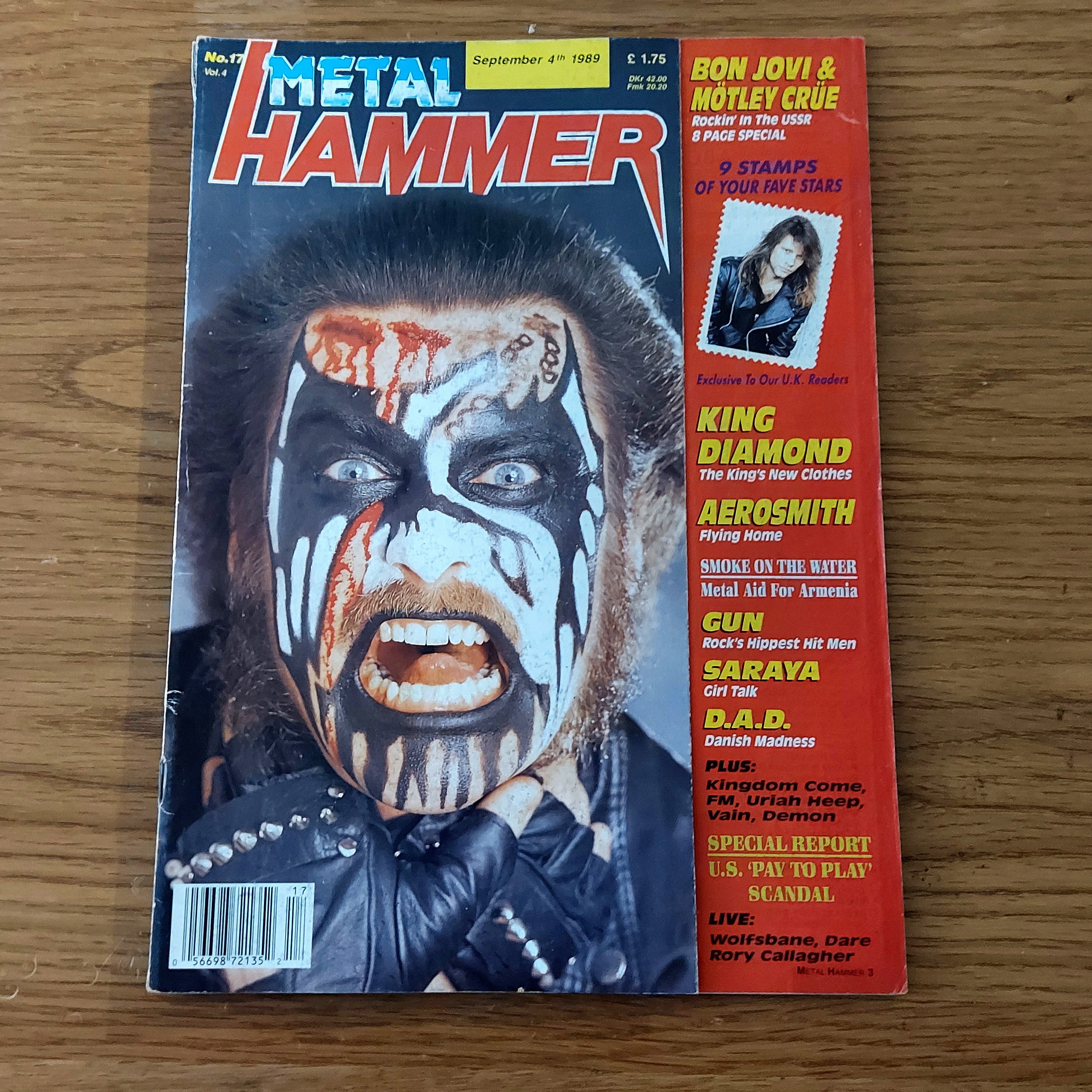 MOVING SALE: METAL HAMMER magazine (mostly late 80s/early 90s. Multiple issues, periodically restocked)