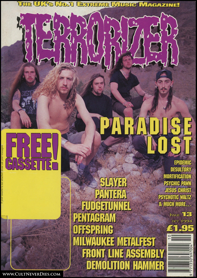 TERRORIZER magazine sale (early issues, 1-50) *rare*