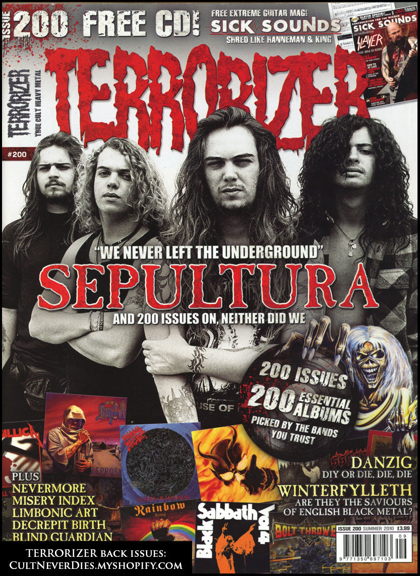 MOVING SALE: TERRORIZER magazine £1 per copy!   (issues 150-200)