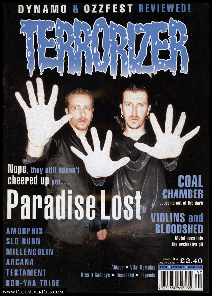 TERRORIZER magazine sale (early issues, 1-50) *rare*