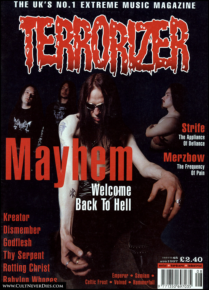 TERRORIZER magazine sale (early issues, 1-50) *rare*
