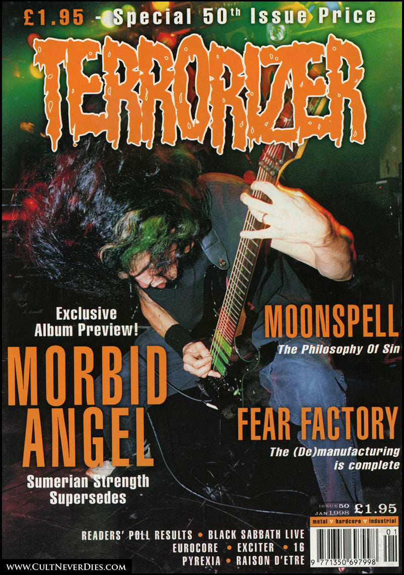 TERRORIZER magazine sale (early issues, 1-50) *rare* – CultNeverDies
