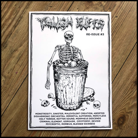 TOUGH RIFFS #3 zine  (Mercyless, Rotten Sound, Sinister, Holy Terror etc)