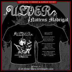 ULVER: 'Nattens Madrigal' shirt (available as men's shirt or girlie shirt)