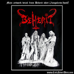 BEHERIT: 'Satanic Metal Temple (Oath Of Black Blood)' shirt / girlie shirt
