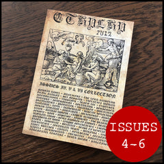Sale: CTHULHU ZINE collection 2: (Issues 4, 5 & 6)   [black, death, grind, war metal, underground fanzine]