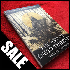 MOVING SALE: OWLS, TROLLS & DEAD KING'S SKULLS: THE ART OF DAVID THIÉRRÉE book (ex-display/imperfect copies)